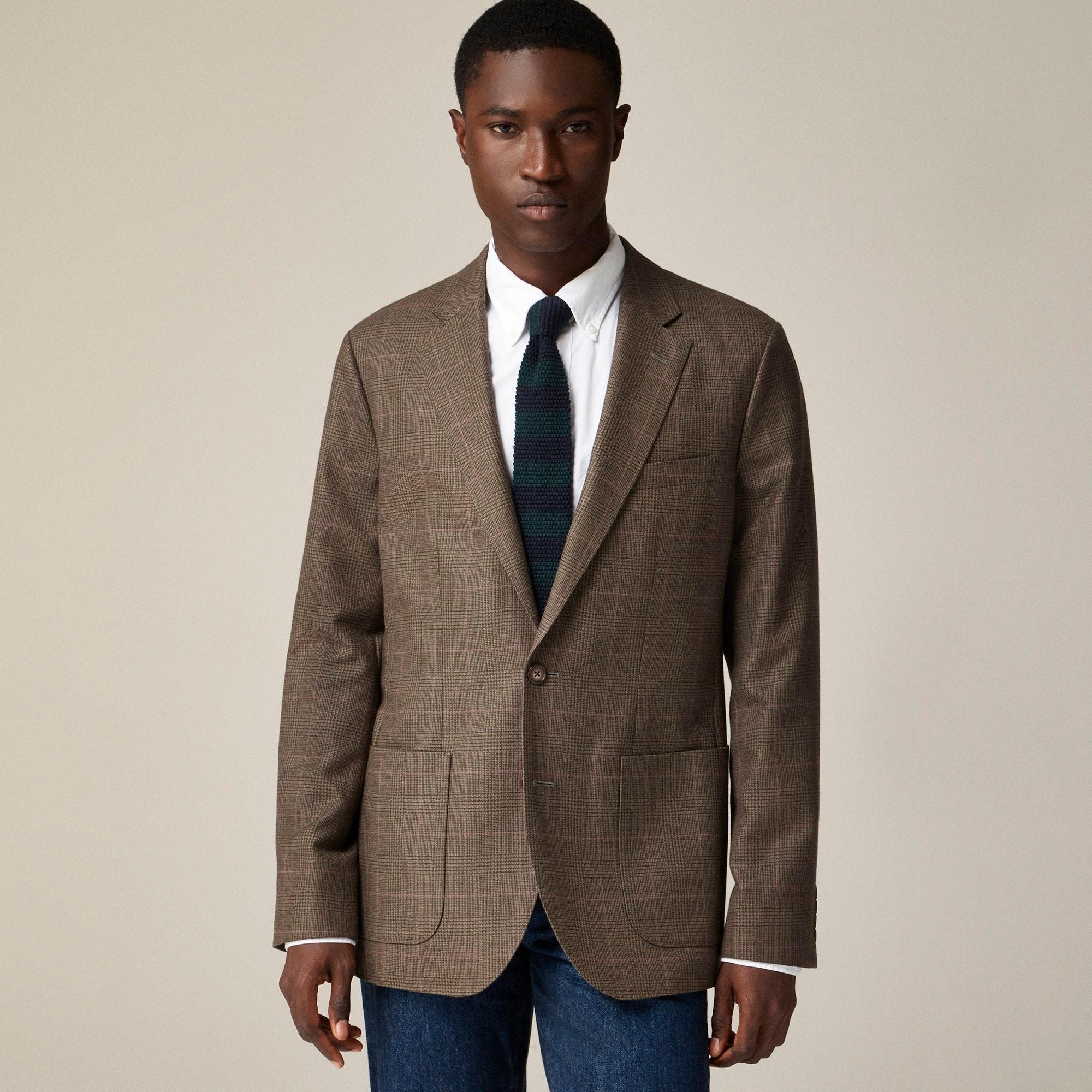 Ludlow Slim-fit blazer in English cotton-wool blend Product Image