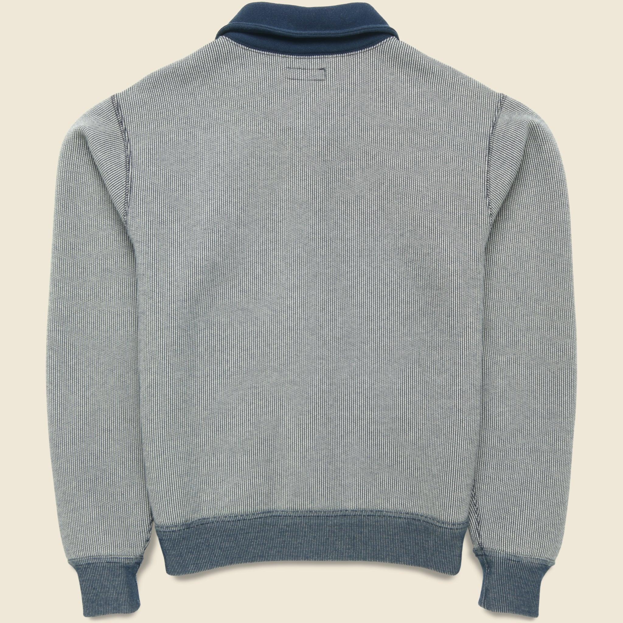 Collared Cardigan - Navy Product Image