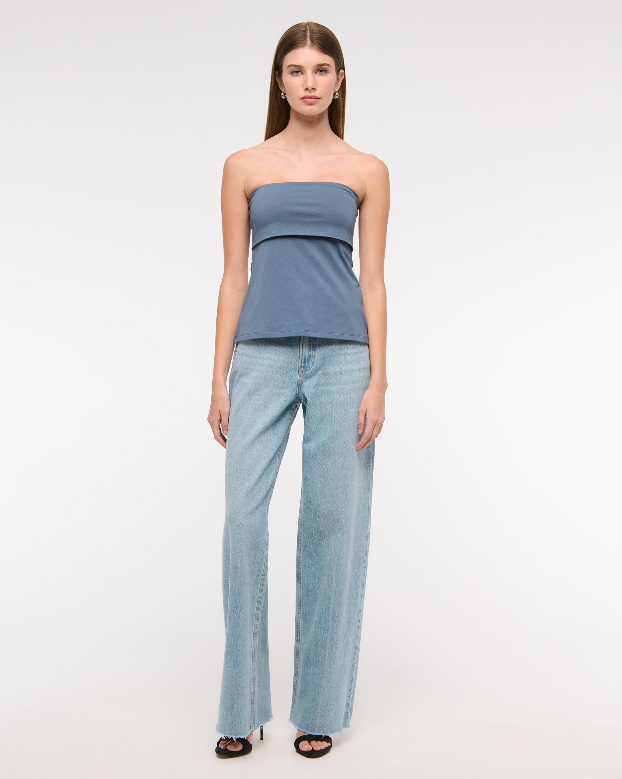 Foldover Tube Top Product Image