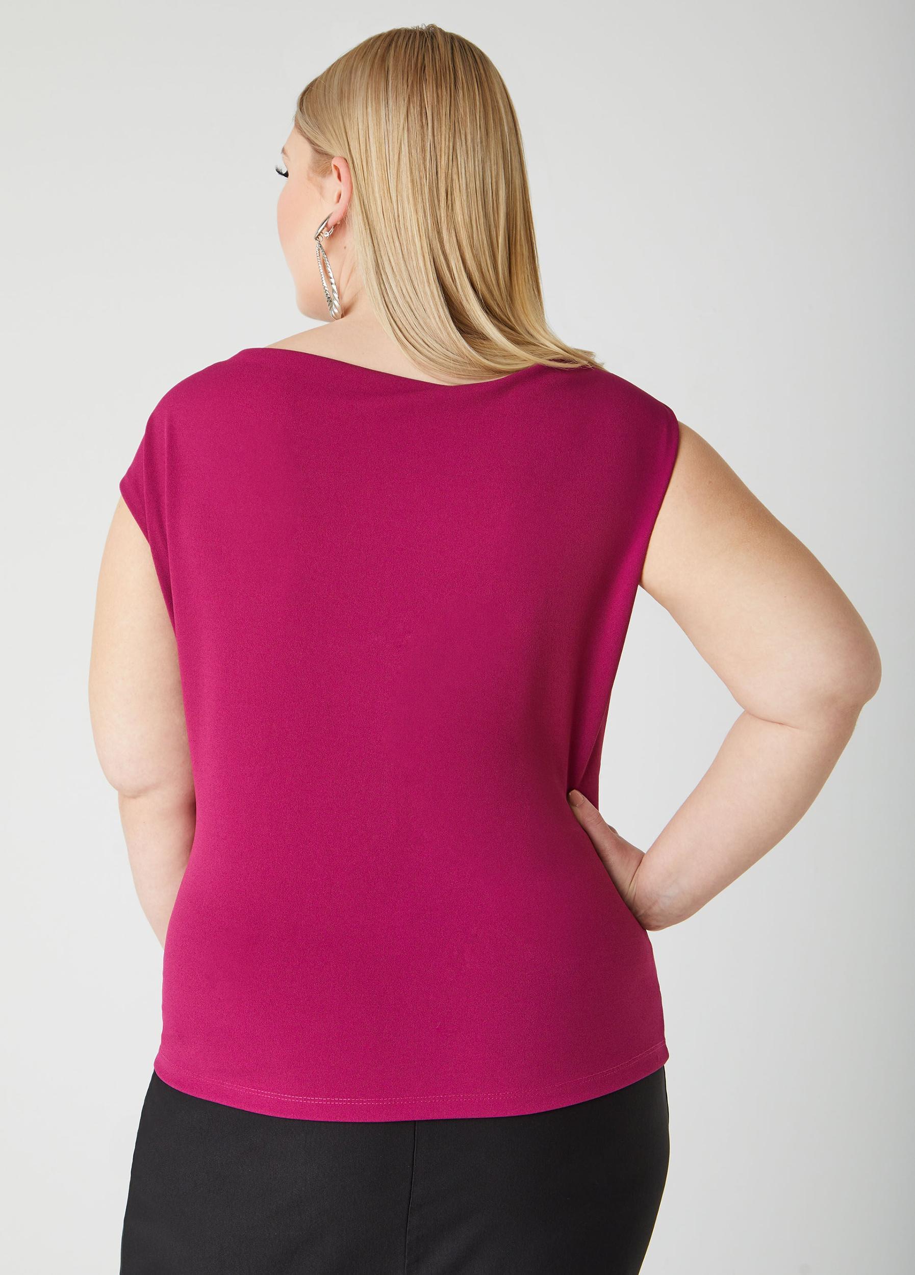Draped Crepe Top Product Image