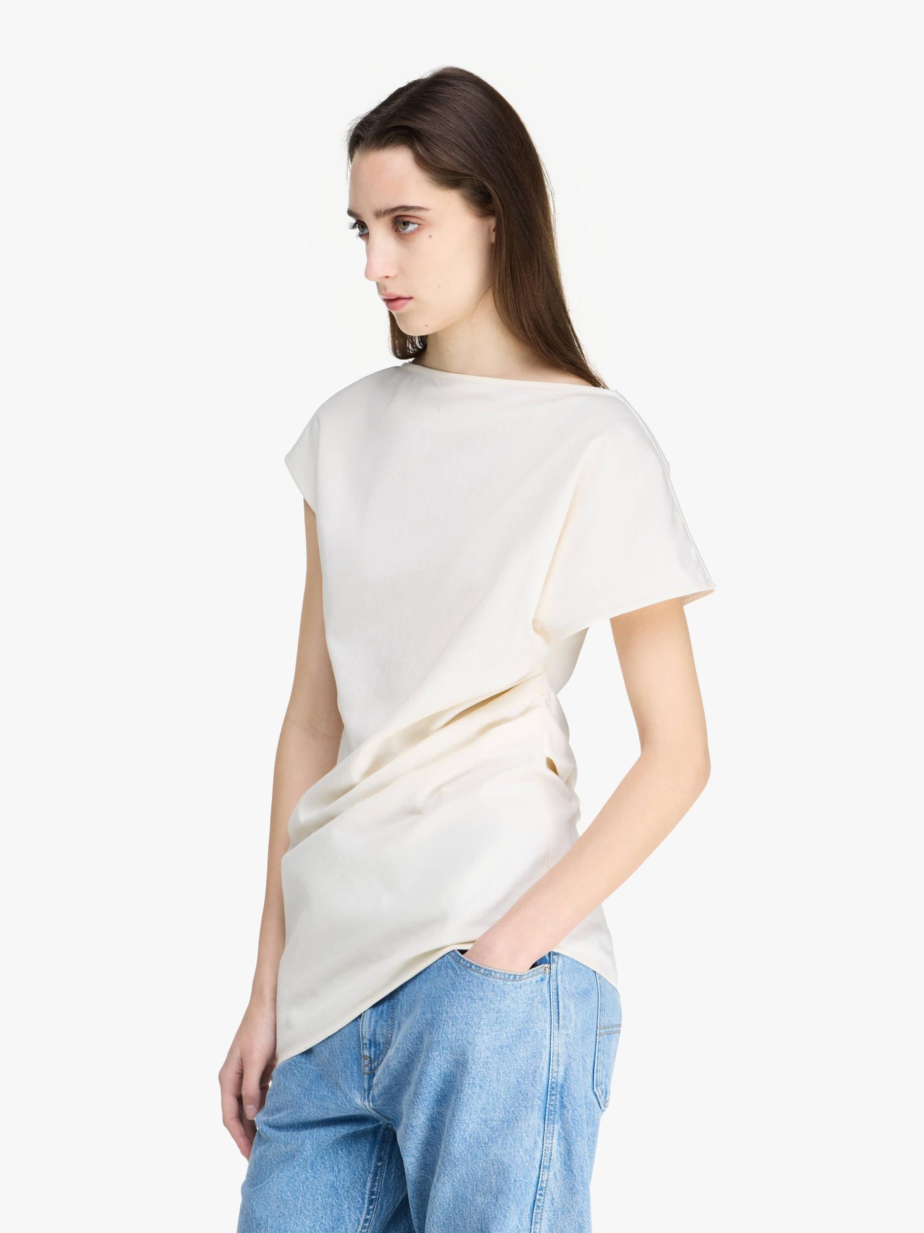 ASYMMETRIC DRAPED TOP Product Image