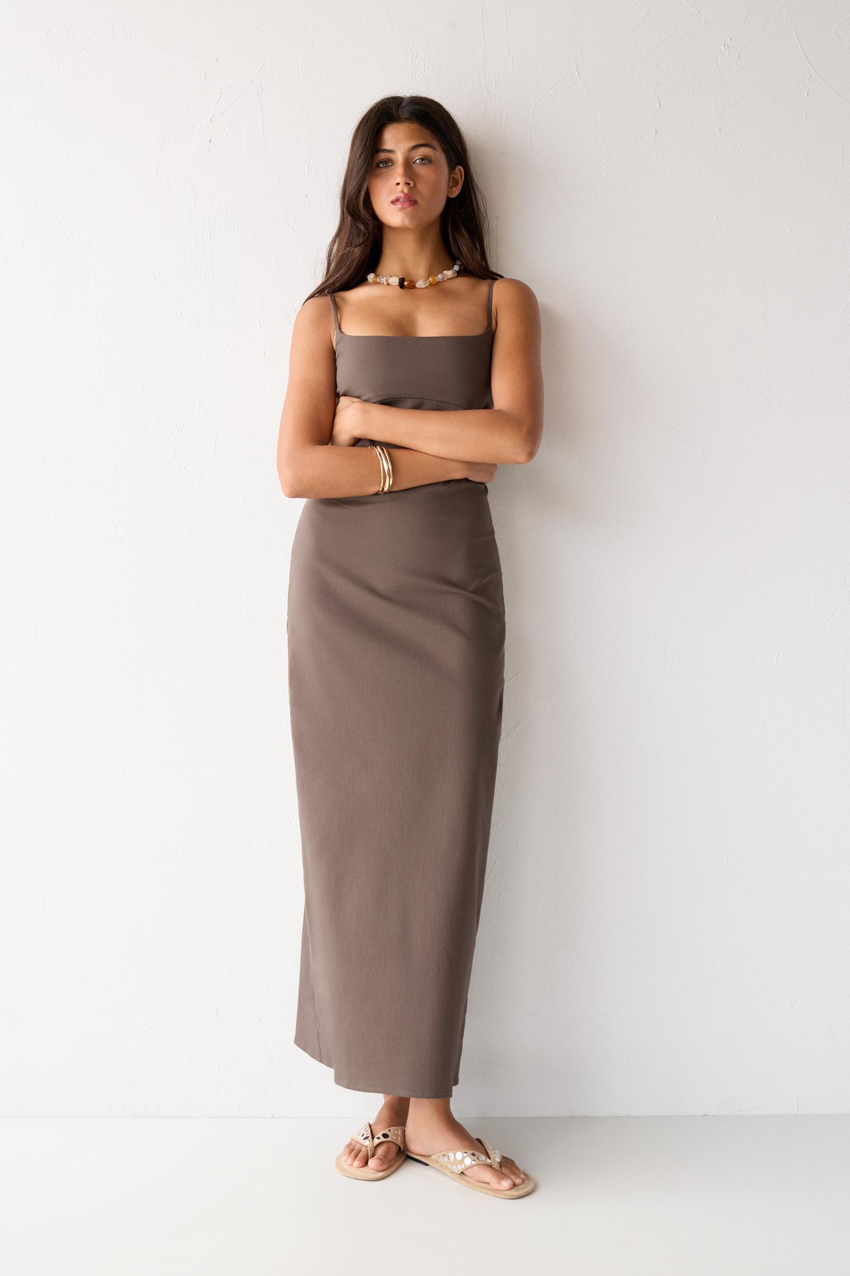 Strappy midi dress Product Image