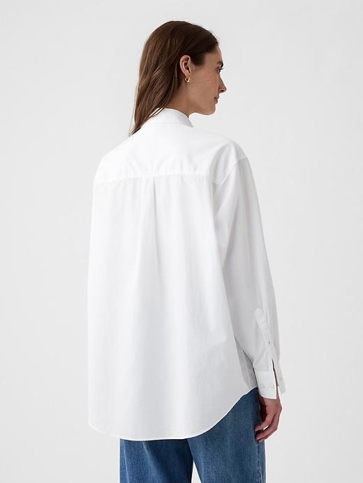 Organic Cotton Poplin Big Shirt Product Image