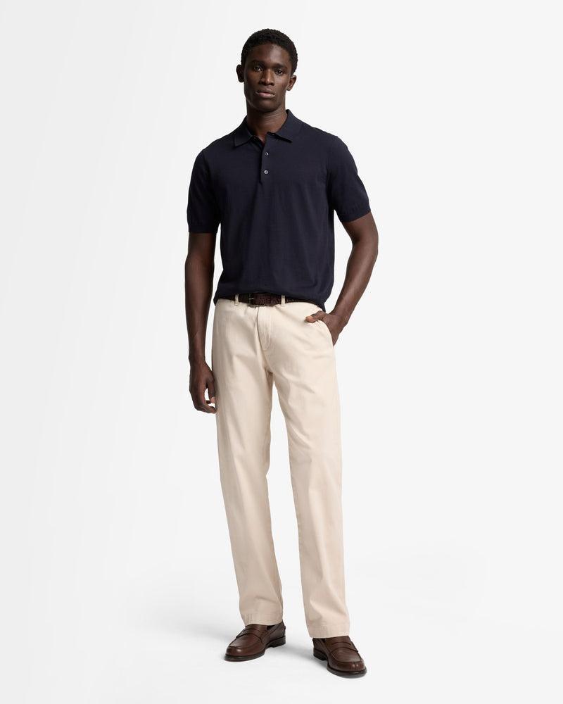 Short Sleeve Polo Sweater Product Image