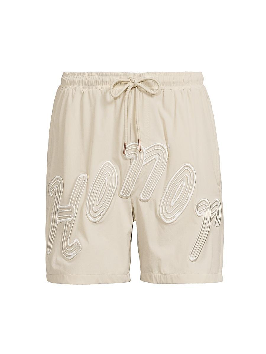 Mens Stretch-Nylon Swim Trunks Product Image