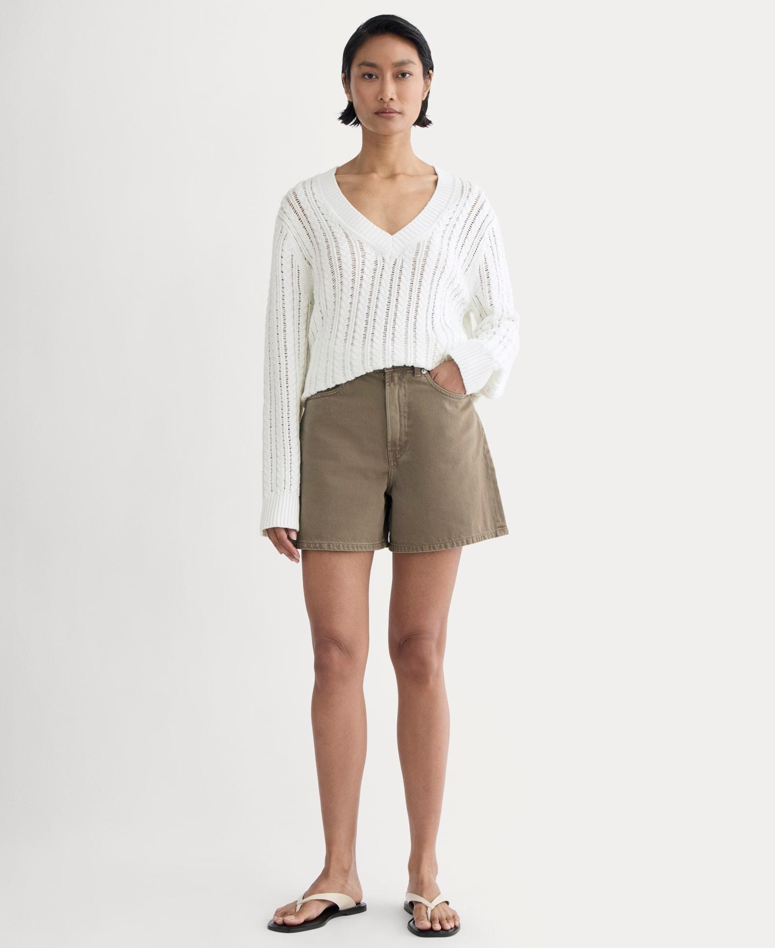 Womens A-Line Denim Short by Everlane Product Image