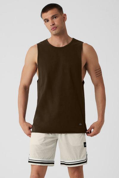 Society Raw Edge Tank - Espresso Product Image