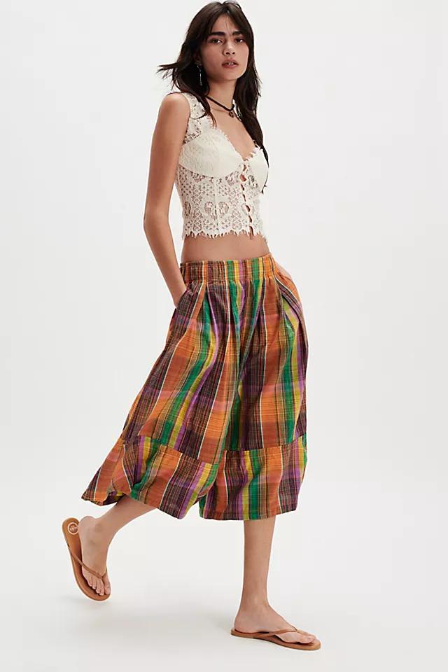 Ivy Cropped Pull-On Culotte Pants Product Image