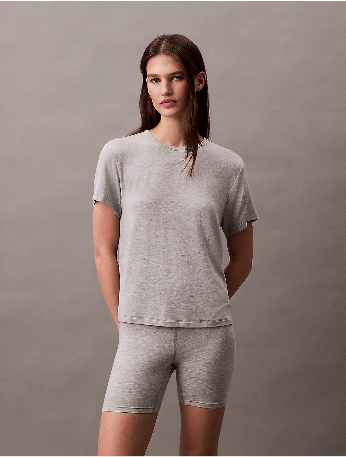 Calvin Klein Womens Ultra Soft Modal Relaxed T-Shirt - Grey Product Image