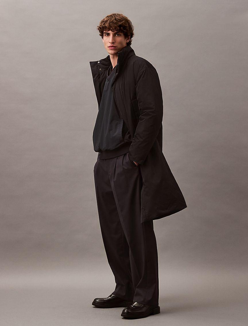 Pleated Wool Gabardine Blend Trouser Product Image