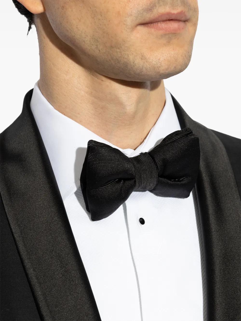 TOM FORD Ribbed Bow In Black Product Image