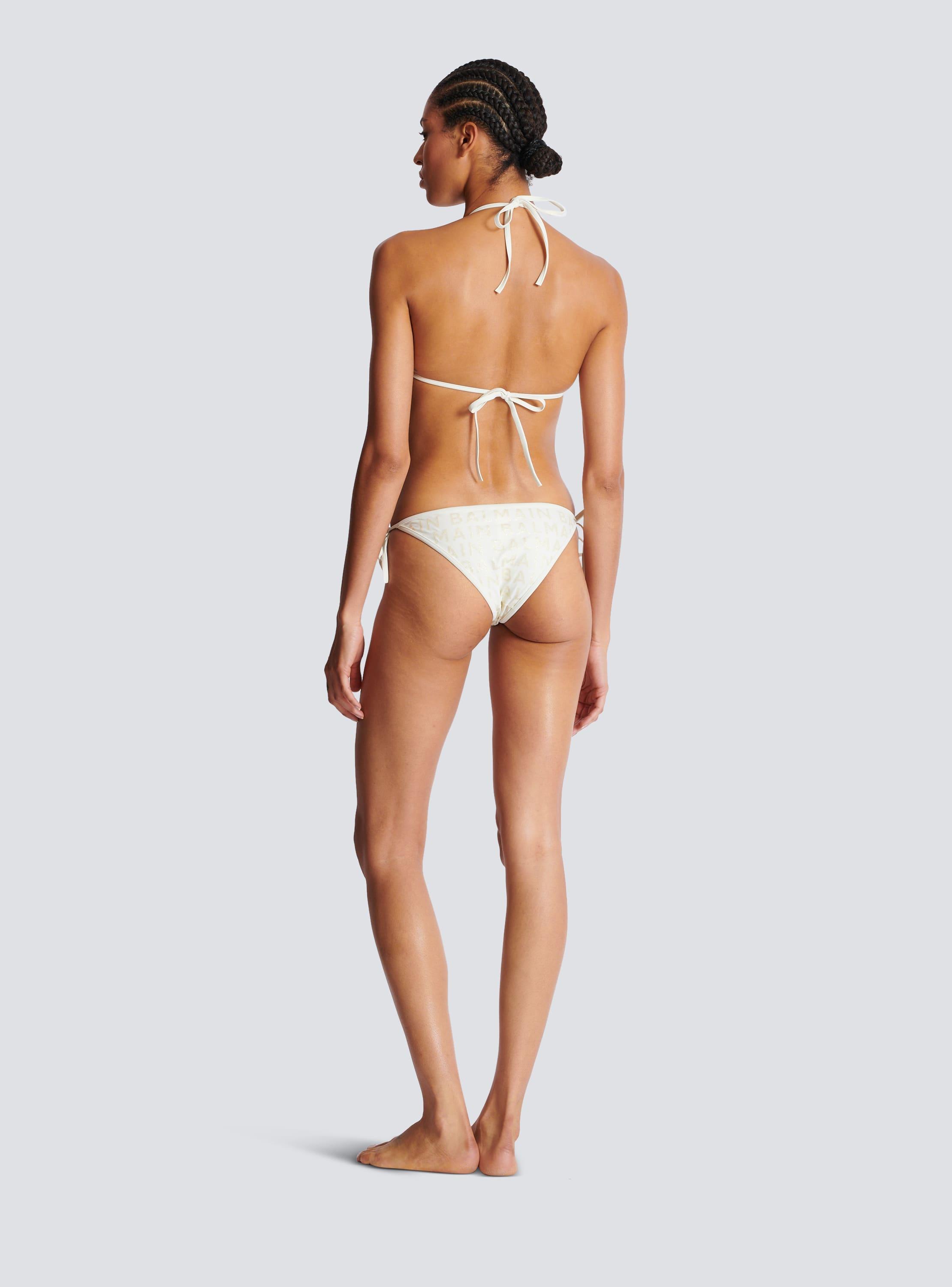 Two-piece swimsuit with Balmain logos Product Image