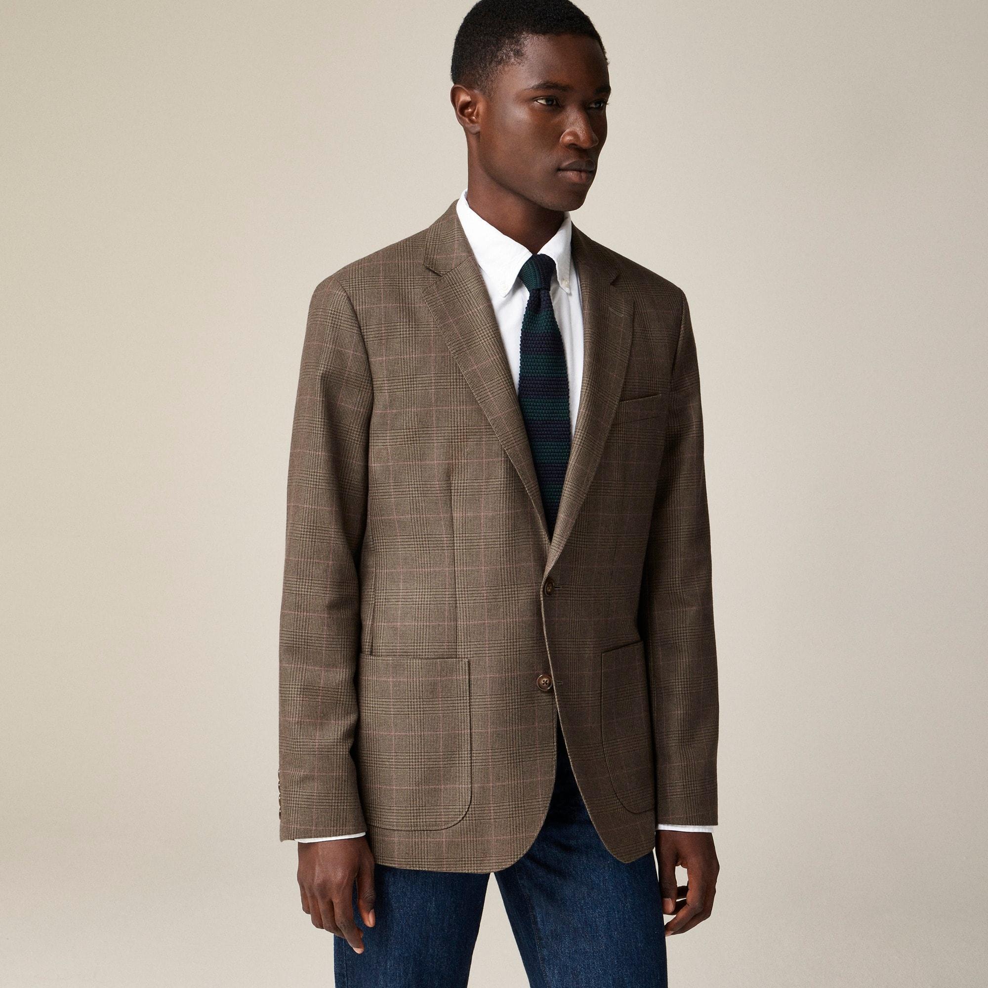 Ludlow Slim-fit blazer in English cotton-wool blend Product Image