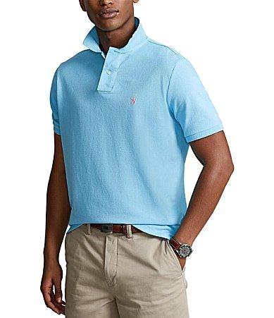 Polo Ralph Lauren Classic Fit Solid Cotton Mesh Polo Shirt Product Image