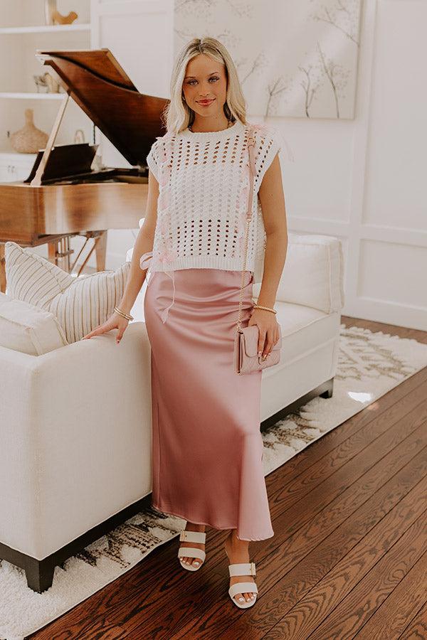 Smiles And Sorbet Knit Vest Top Product Image