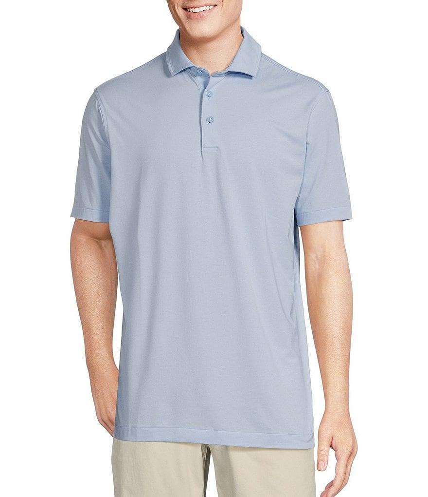 Cremieux Blue Label Lightweight Pique Jersey Short Sleeve Polo Shirt Product Image