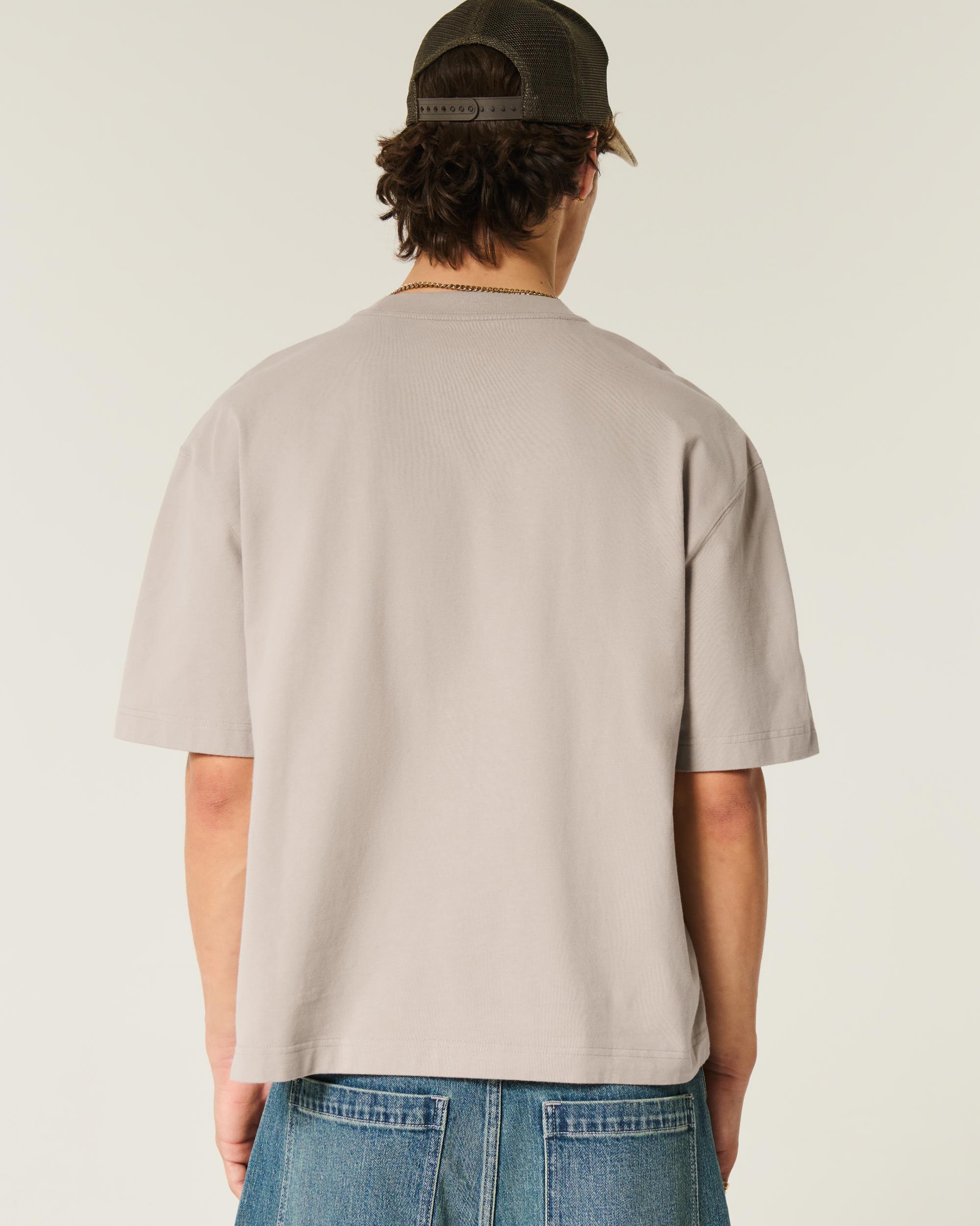 Boxy Heavyweight Crop Crew T-Shirt Product Image