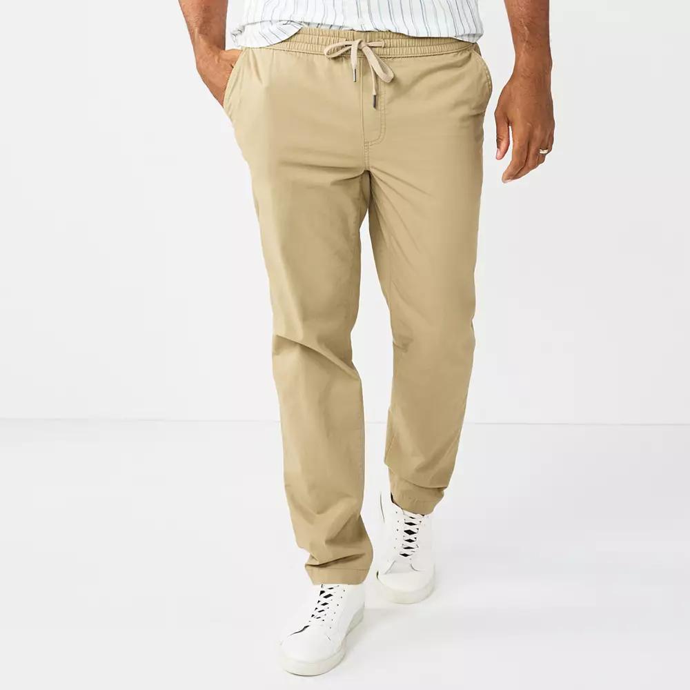Men's Sonoma Goods For Life® Slim-Fit Pull-On Pants, Size: Medium, English Elm Product Image