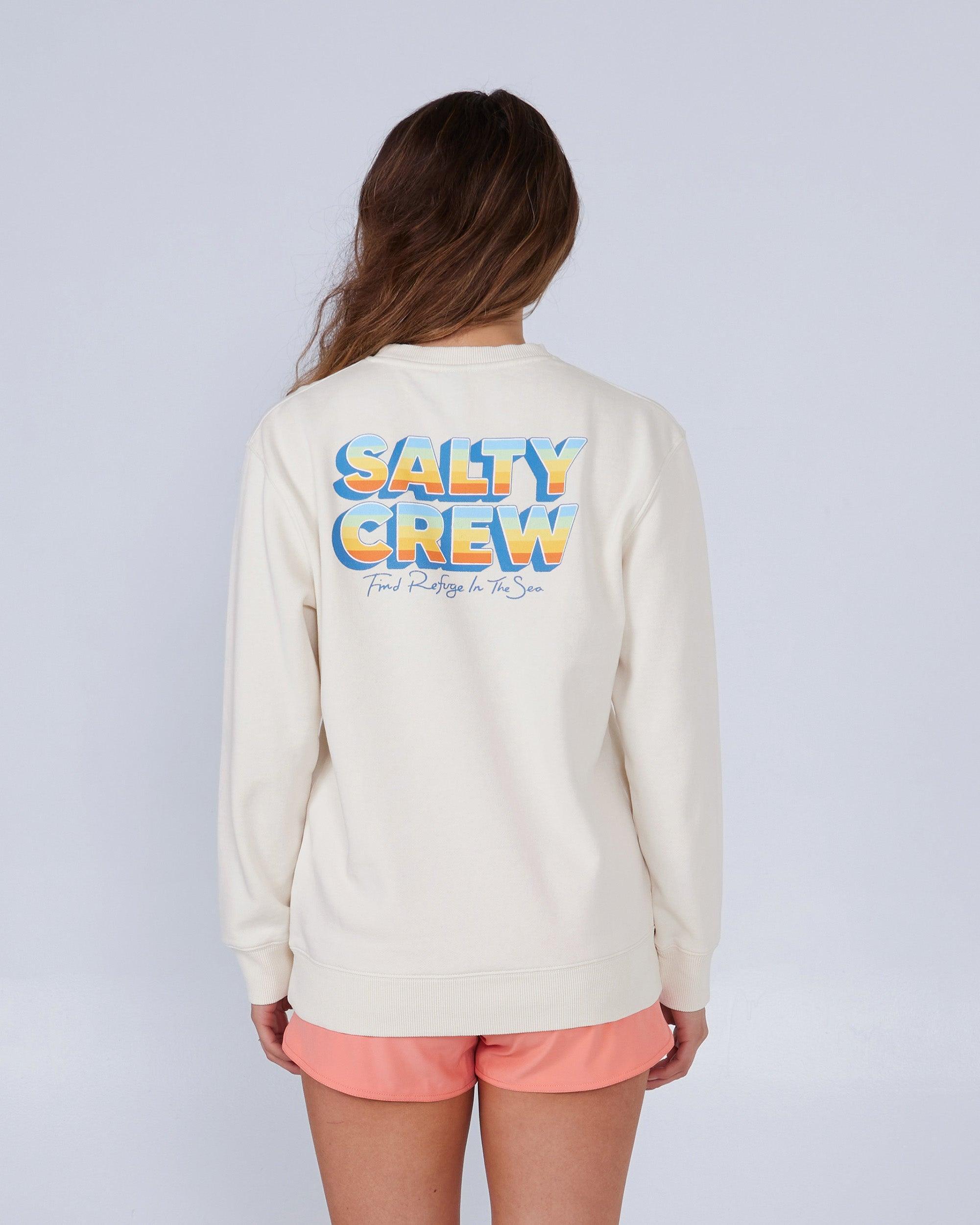 Summertime Premium Crew Fleece - Bone Female Product Image