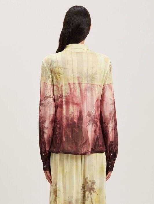 SUNSET PALMS MESH SHIRT Product Image