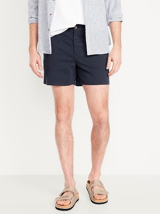 Slim Built-In Flex Rotation Chino Shorts -- 5-inch inseam Product Image