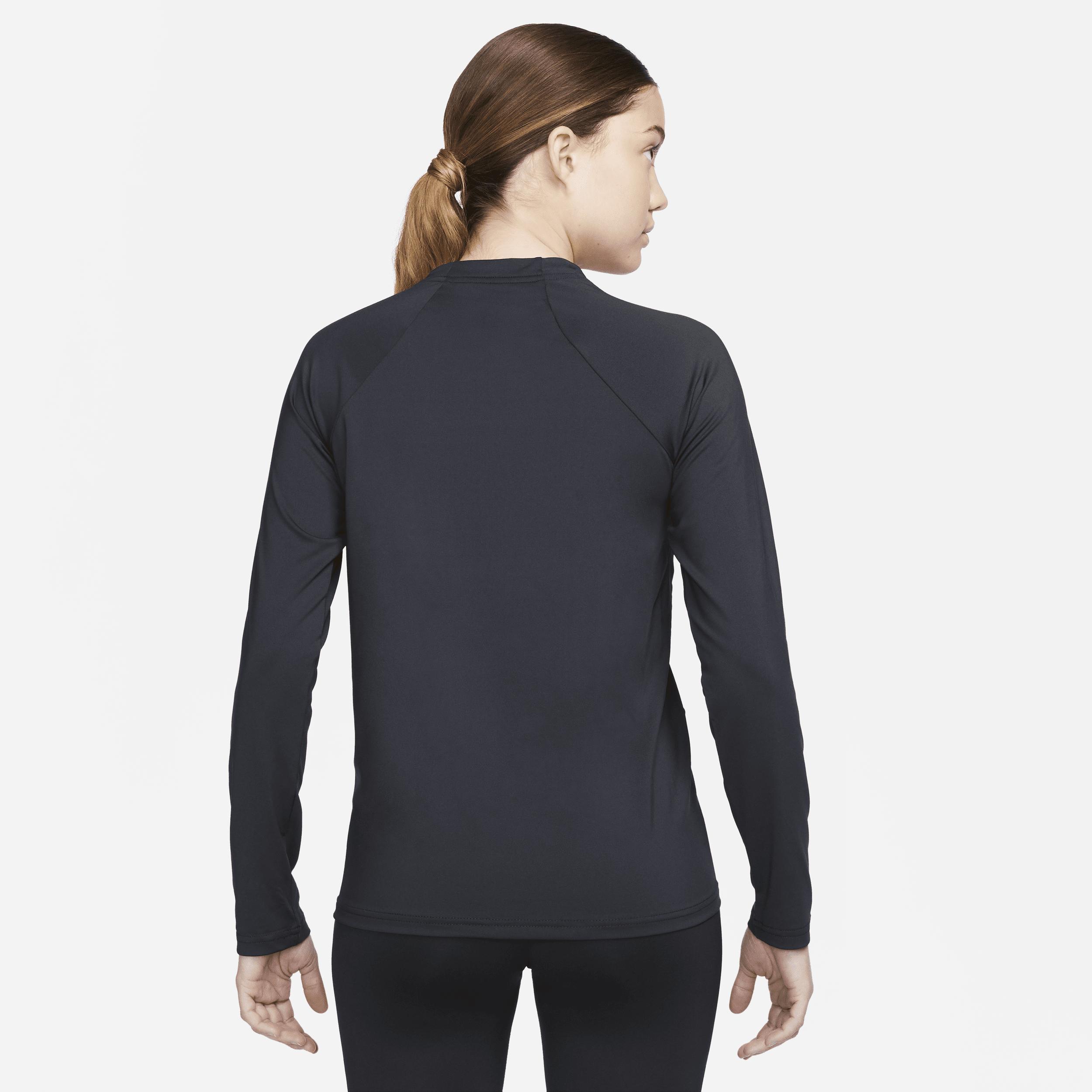 Nike Women's Essential Dri-FIT Long-Sleeve Hydroguard Swim Top (Plus Size) Product Image