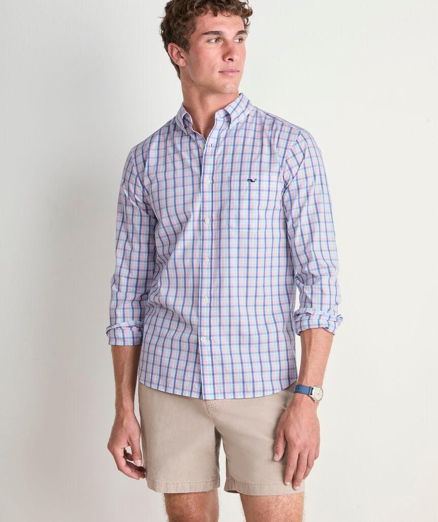 Sandie Plaid Perfect Wash Poplin Shirt Product Image