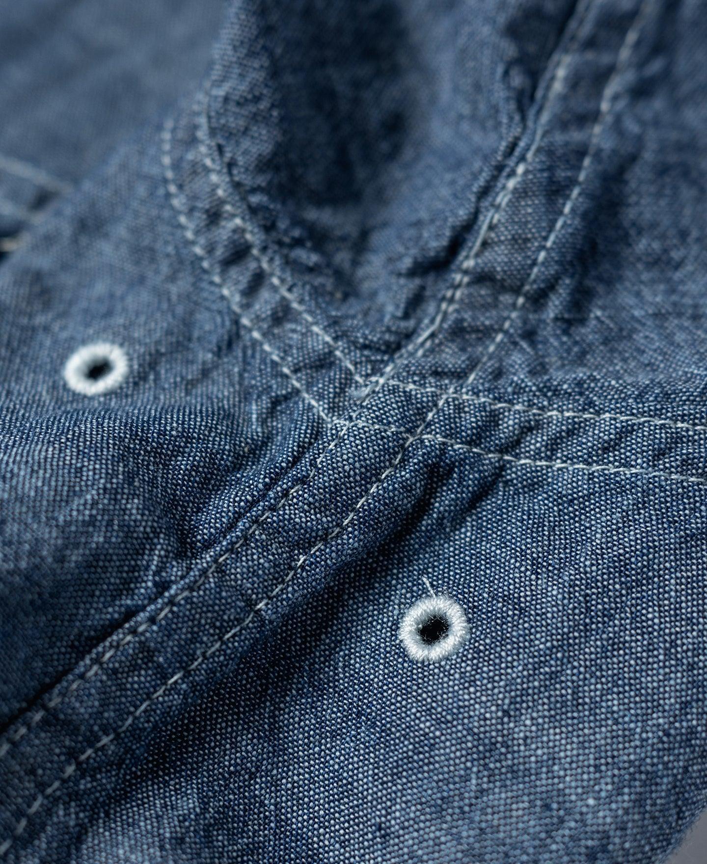 1943 Slub Cotton Chambray Work Shirt Product Image