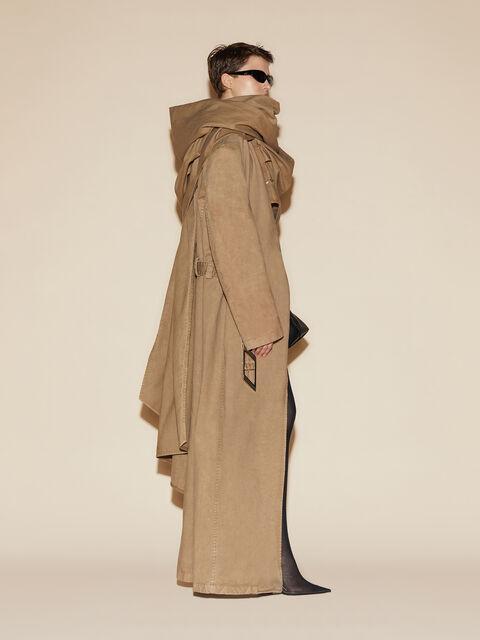 khaki long coat Product Image