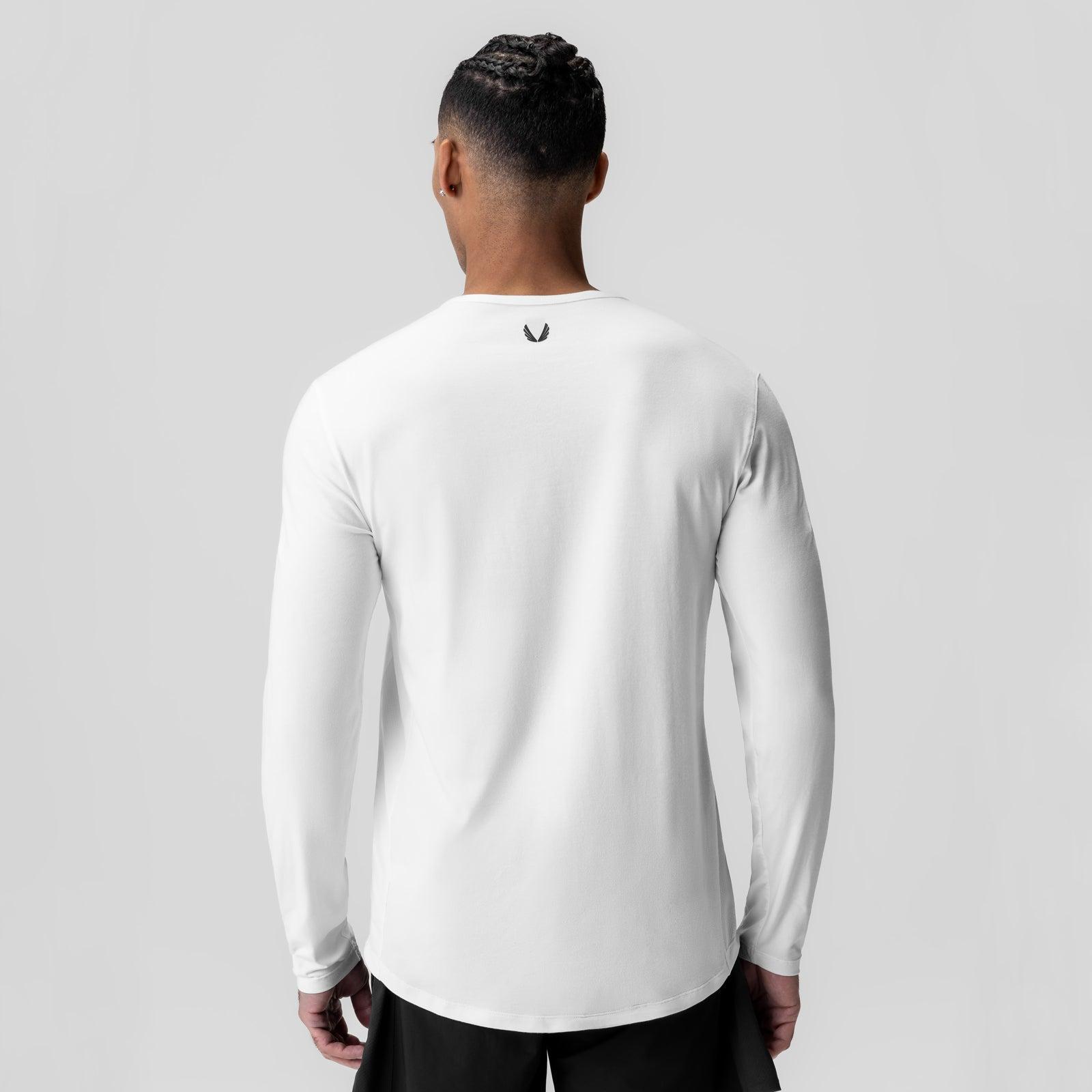 1058. Creora® Cotton Modal Long Sleeve - White Product Image