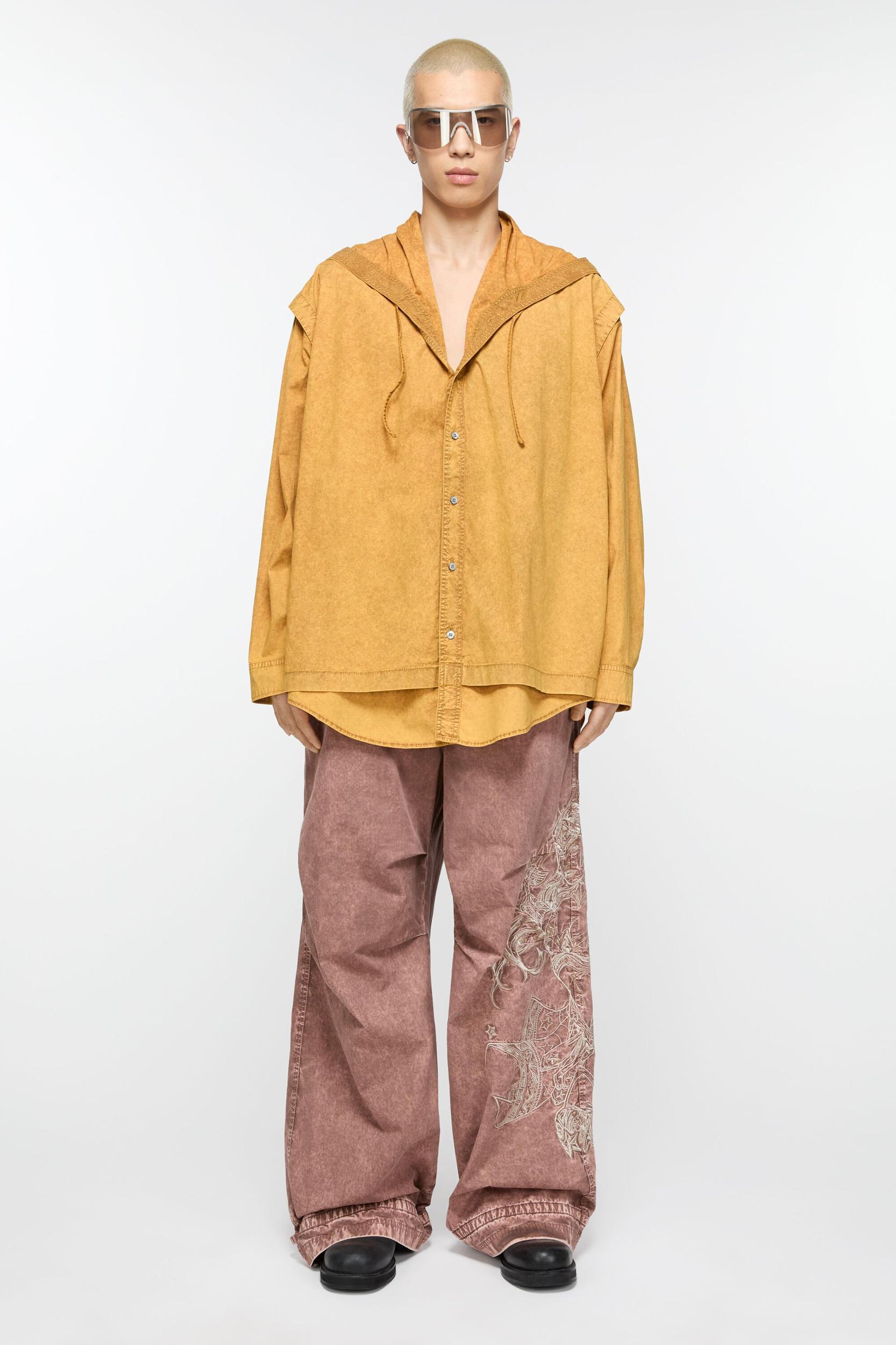 Hooded button-up shirt Product Image