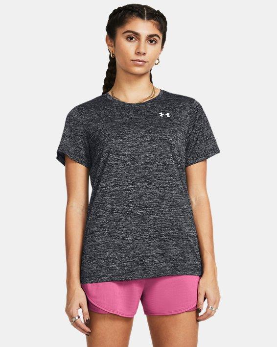 Women's Under Armour Tech™ Short Sleeve Tee, Size: XL, Black Heathered Product Image