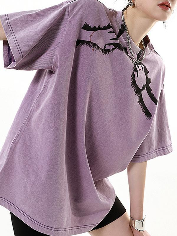 Vintage Oversized Short Sleeve Tee Product Image