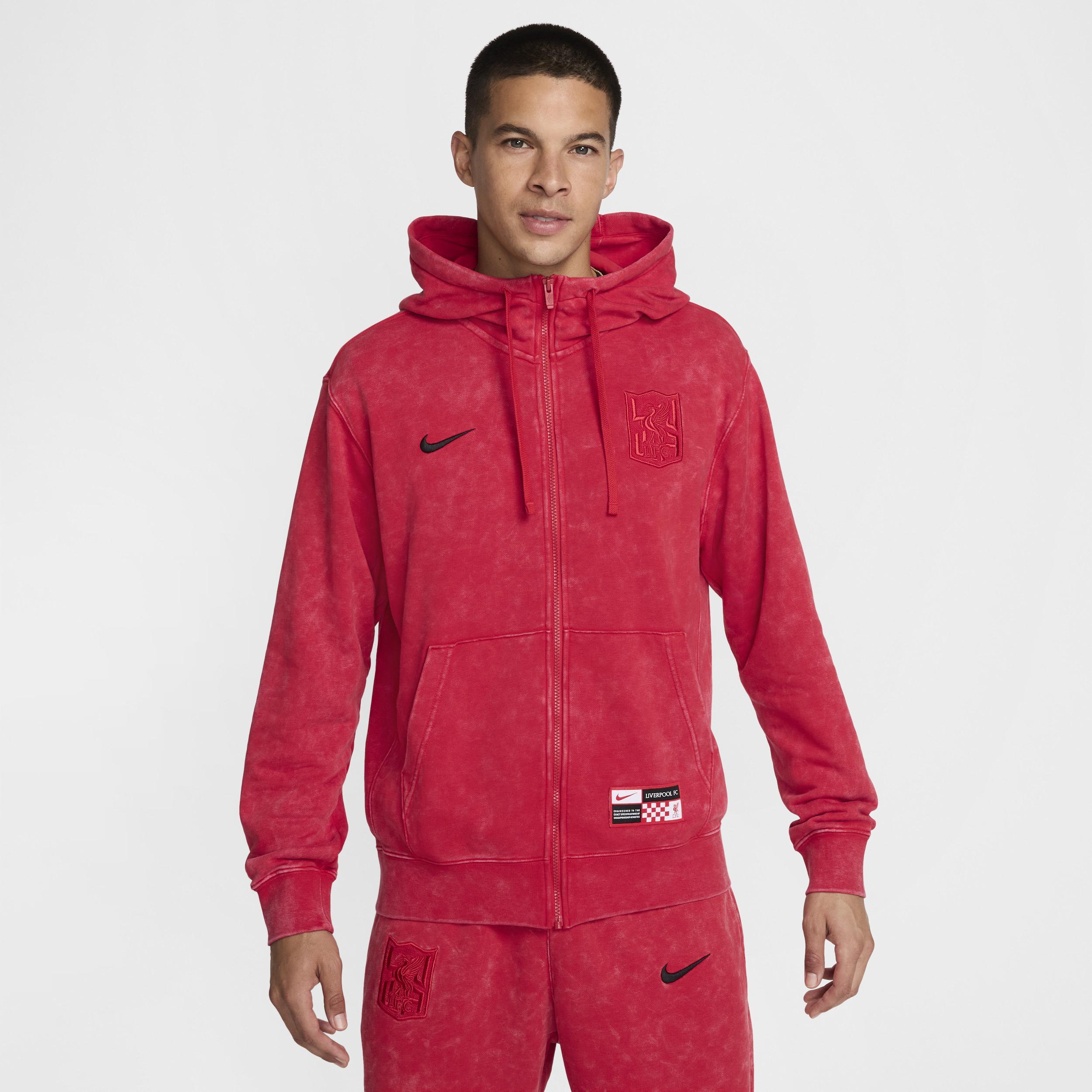 Liverpool FC Club Third Nike Men's Soccer Full-Zip French Terry Hoodie Product Image