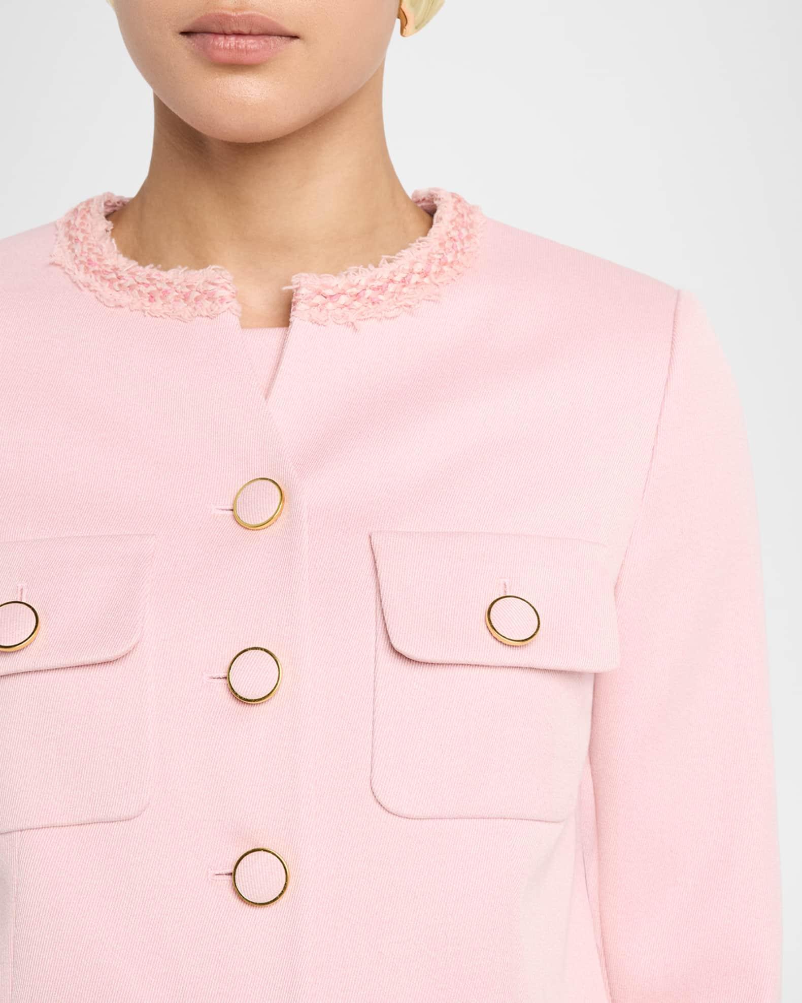 Tailored Melange Twill Jacket Product Image