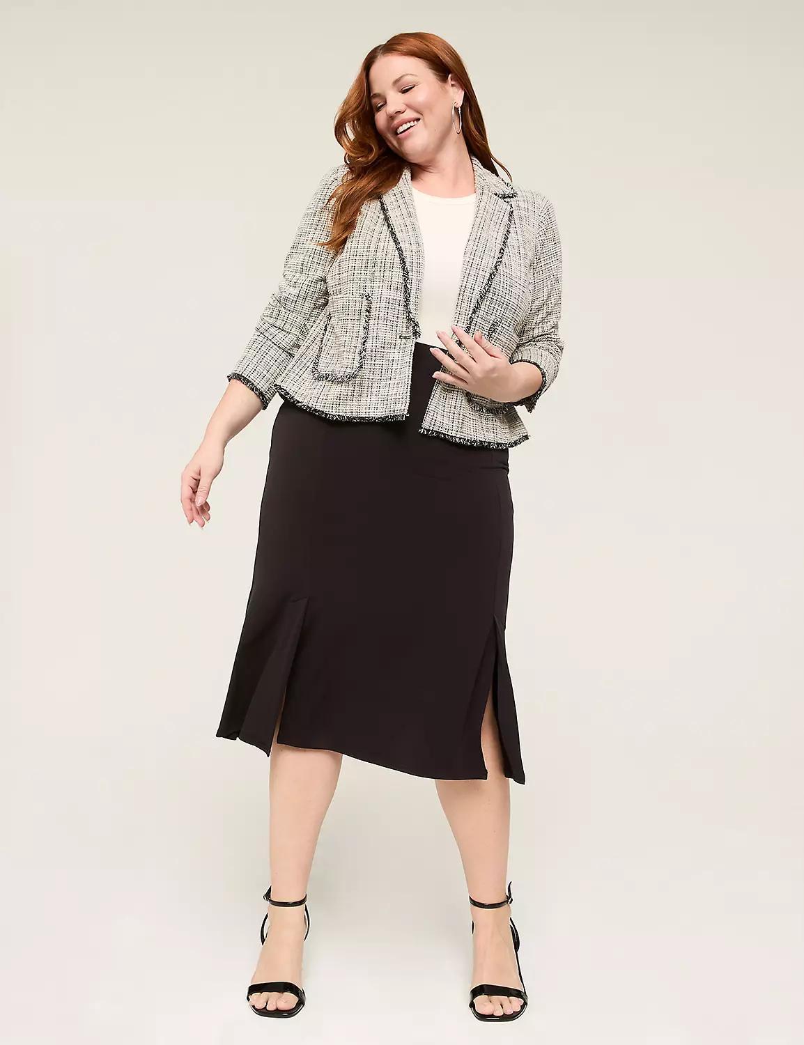 Matte Jersey Midi Skirt Product Image