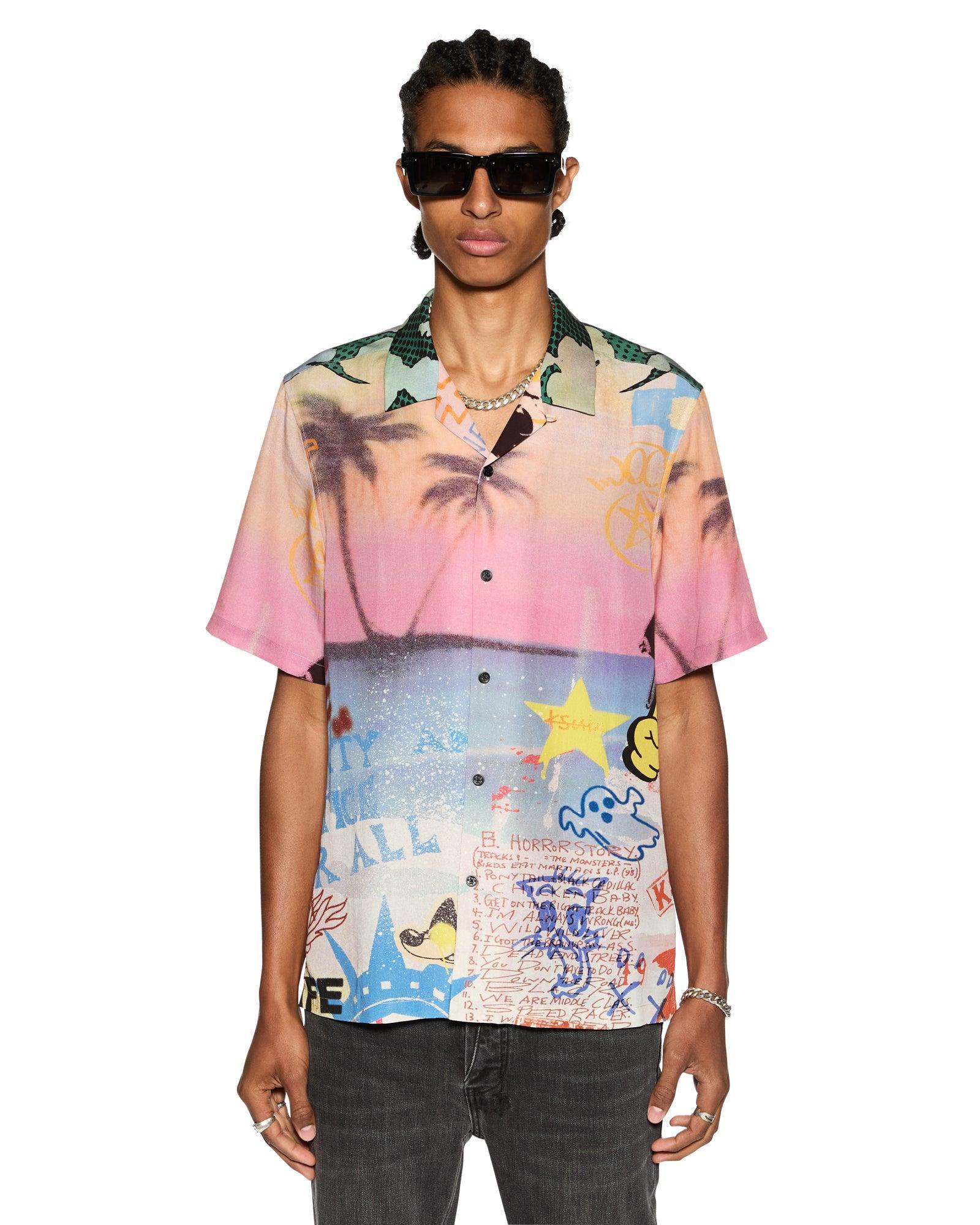 VANDALS RESORT SS SHIRT MULTI Male Product Image