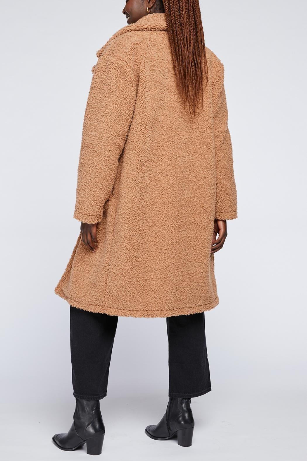 Soft Faux Shearling Coat Product Image