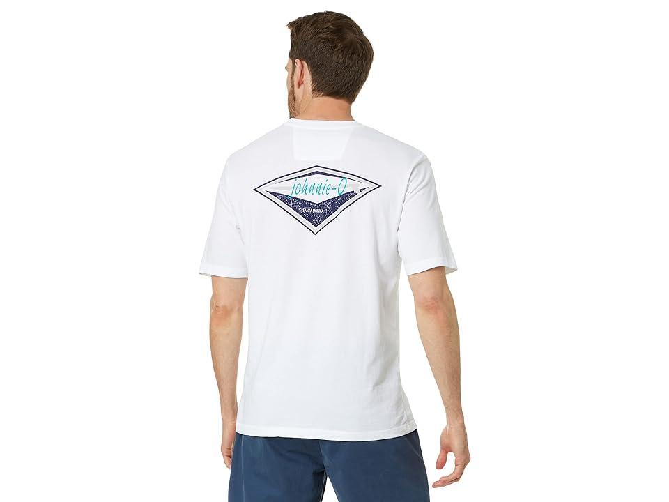 johnnie-O Surf Diamond T-Shirt Men's Clothing Product Image