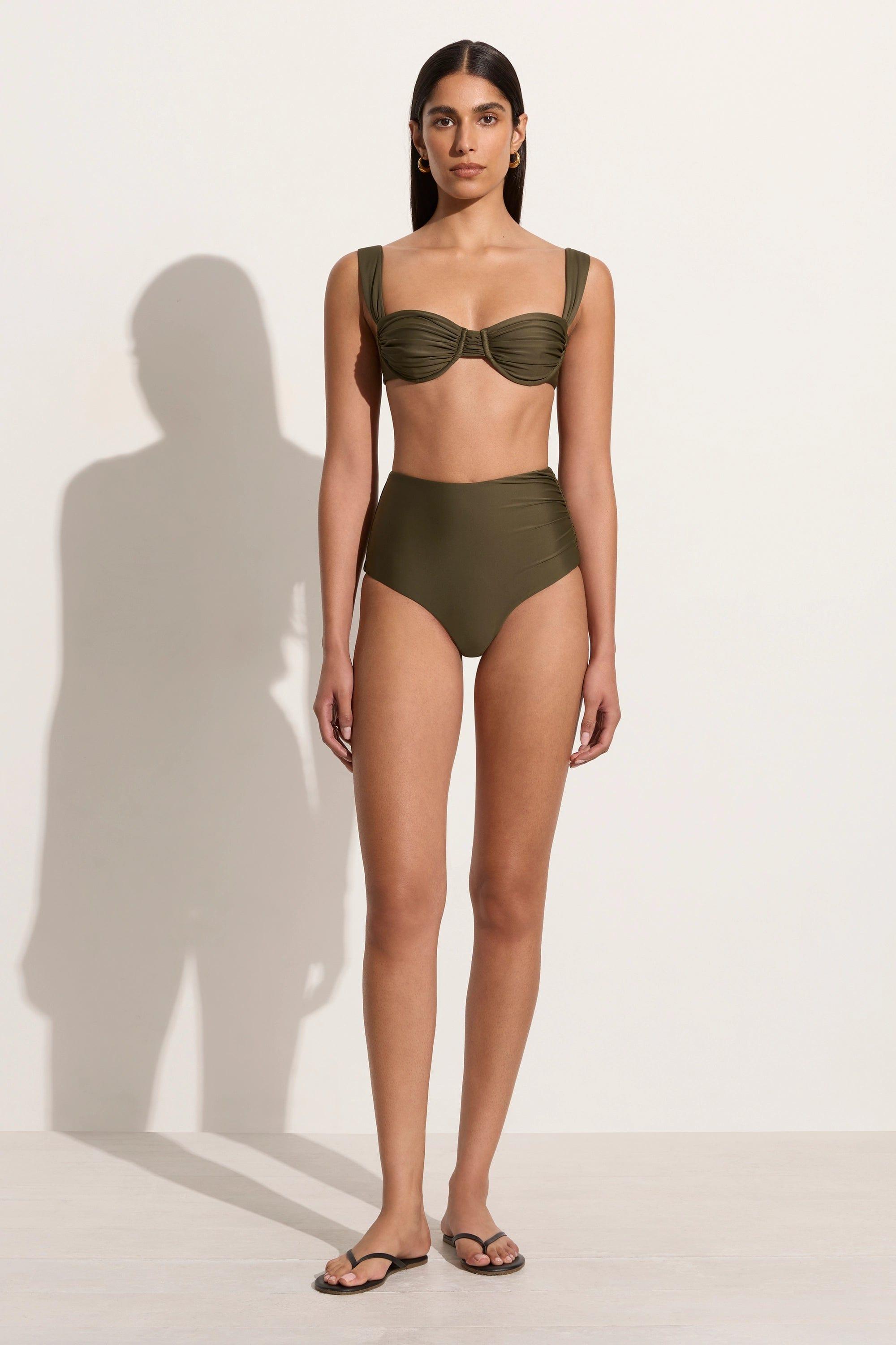 Bianca Bikini Bottoms Khaki - Final Sale Product Image