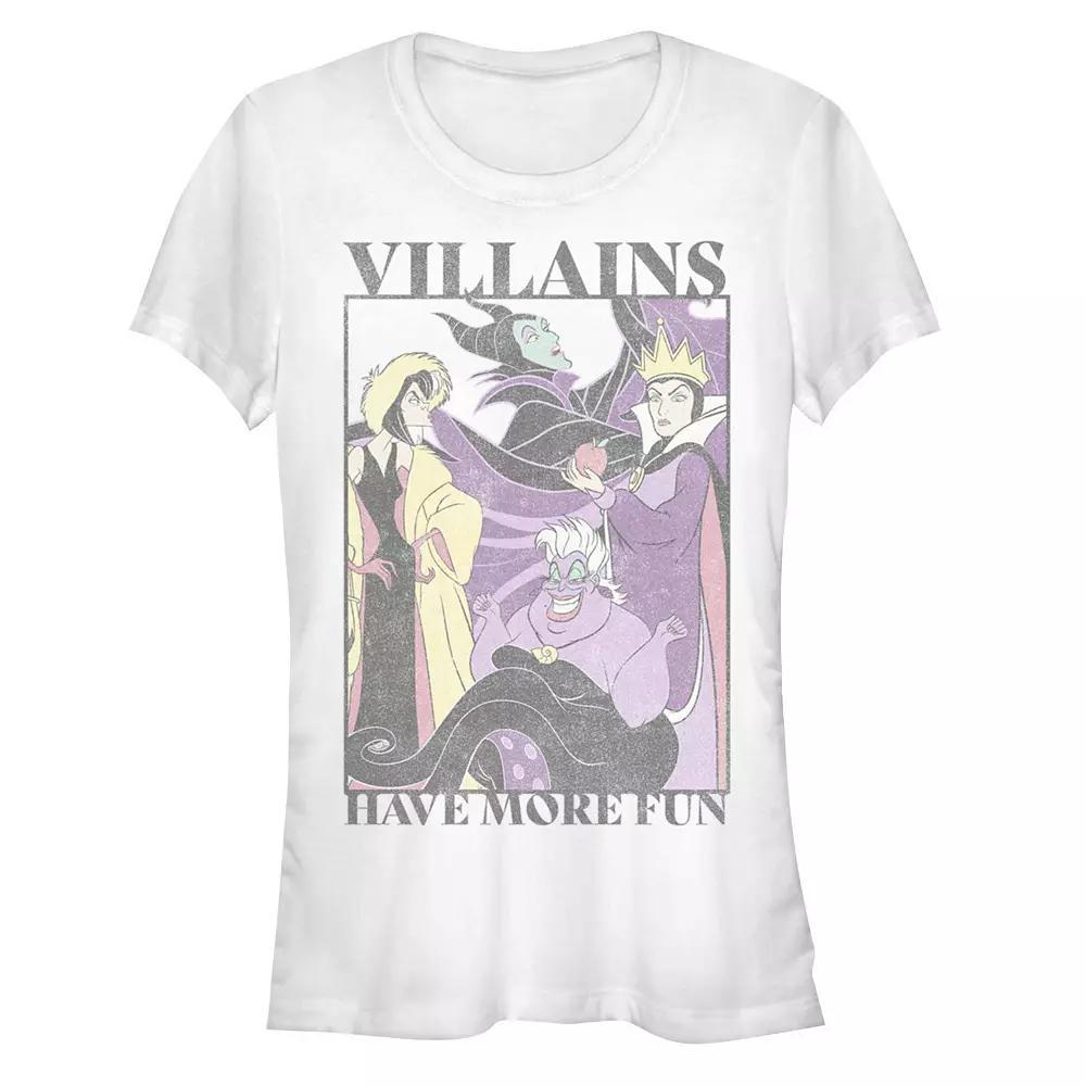 Disney Villains Have More Fun Juniors' Fitted Graphic Tee, Girl's,  Product Image