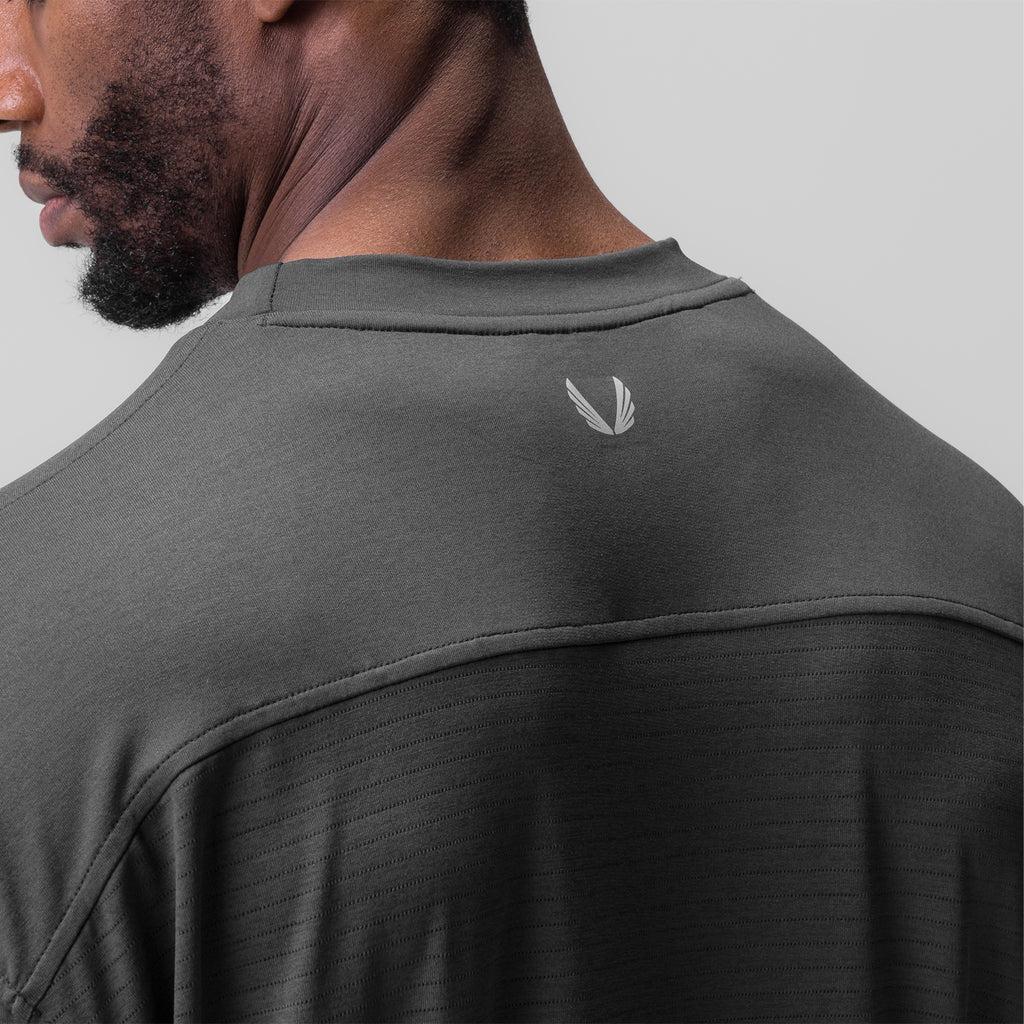 0841. 3D-Lite® 2.0 3/4-Sleeve Oversized Tee - Space Grey "OTWR" Product Image