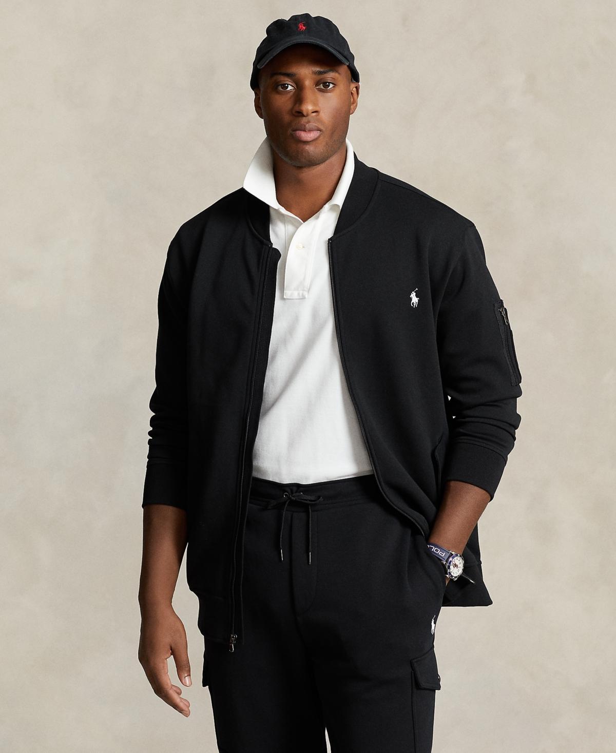 POLO RALPH LAUREN Men's Big & Tall Bomber Jacket In Polo Black Product Image