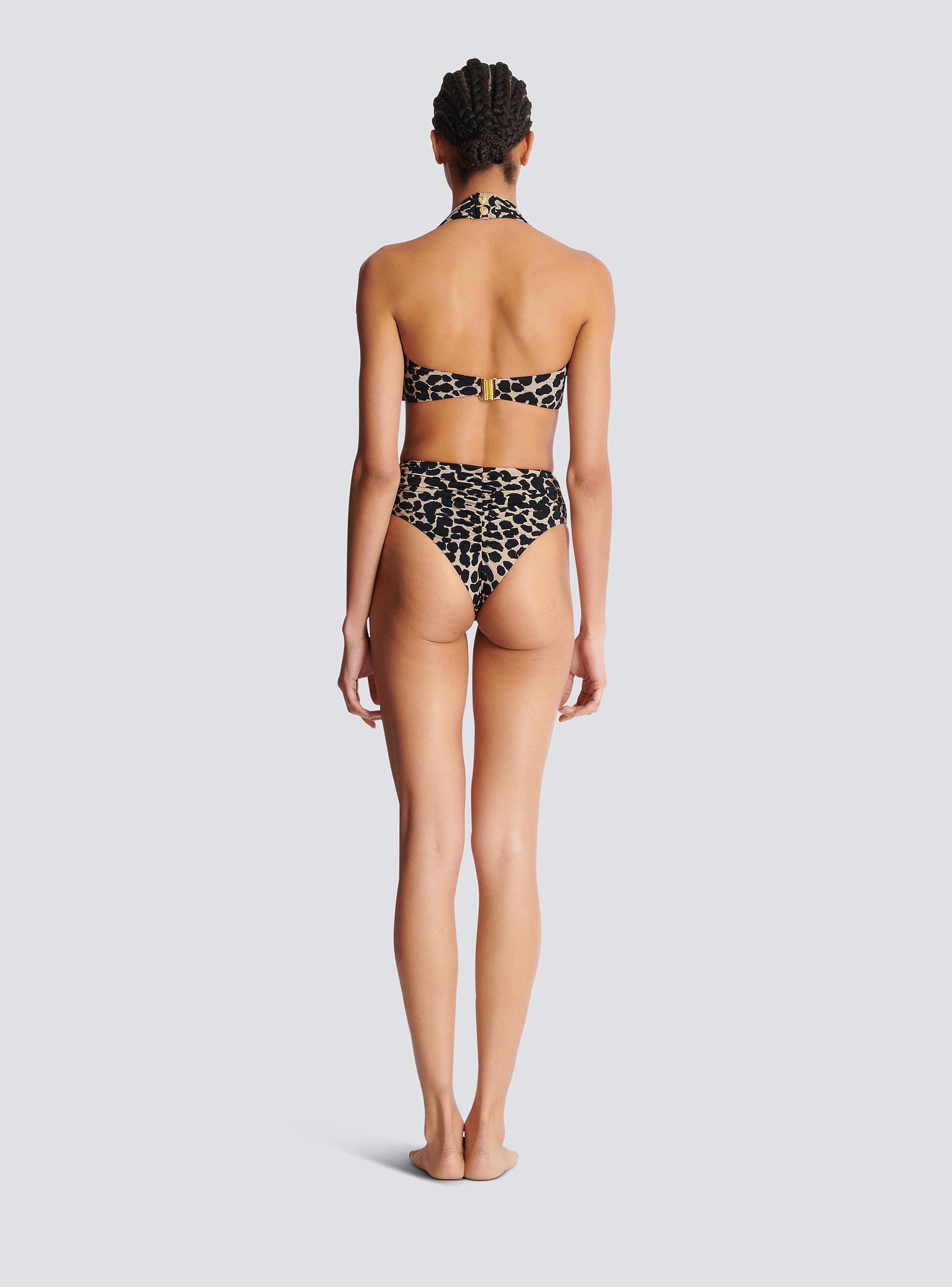 Two-piece leopard pattern swimsuit Product Image