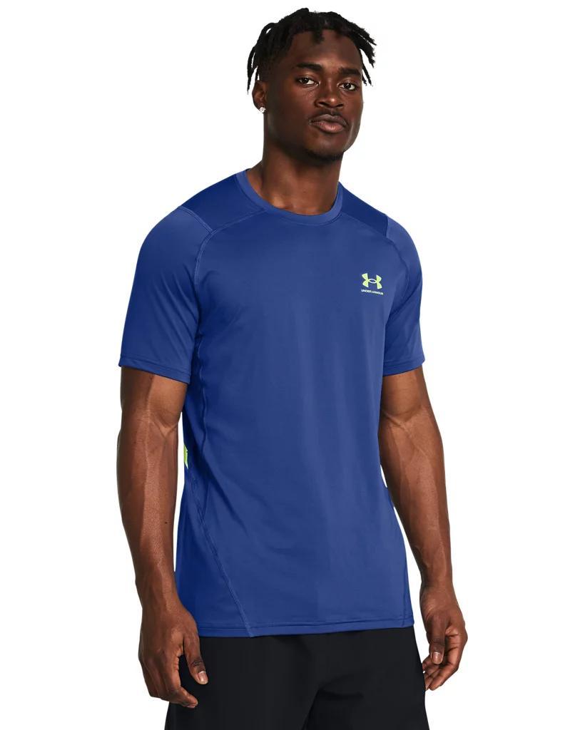 Mens HeatGear Fitted Graphic Short Sleeve Product Image