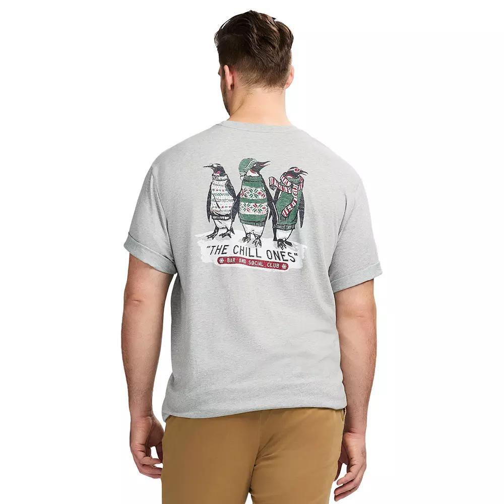 Big & Tall IZOD Saltwater Soft Wash Short Sleeve Graphic Tee, Men's, Size: 2XB, Chill Product Image