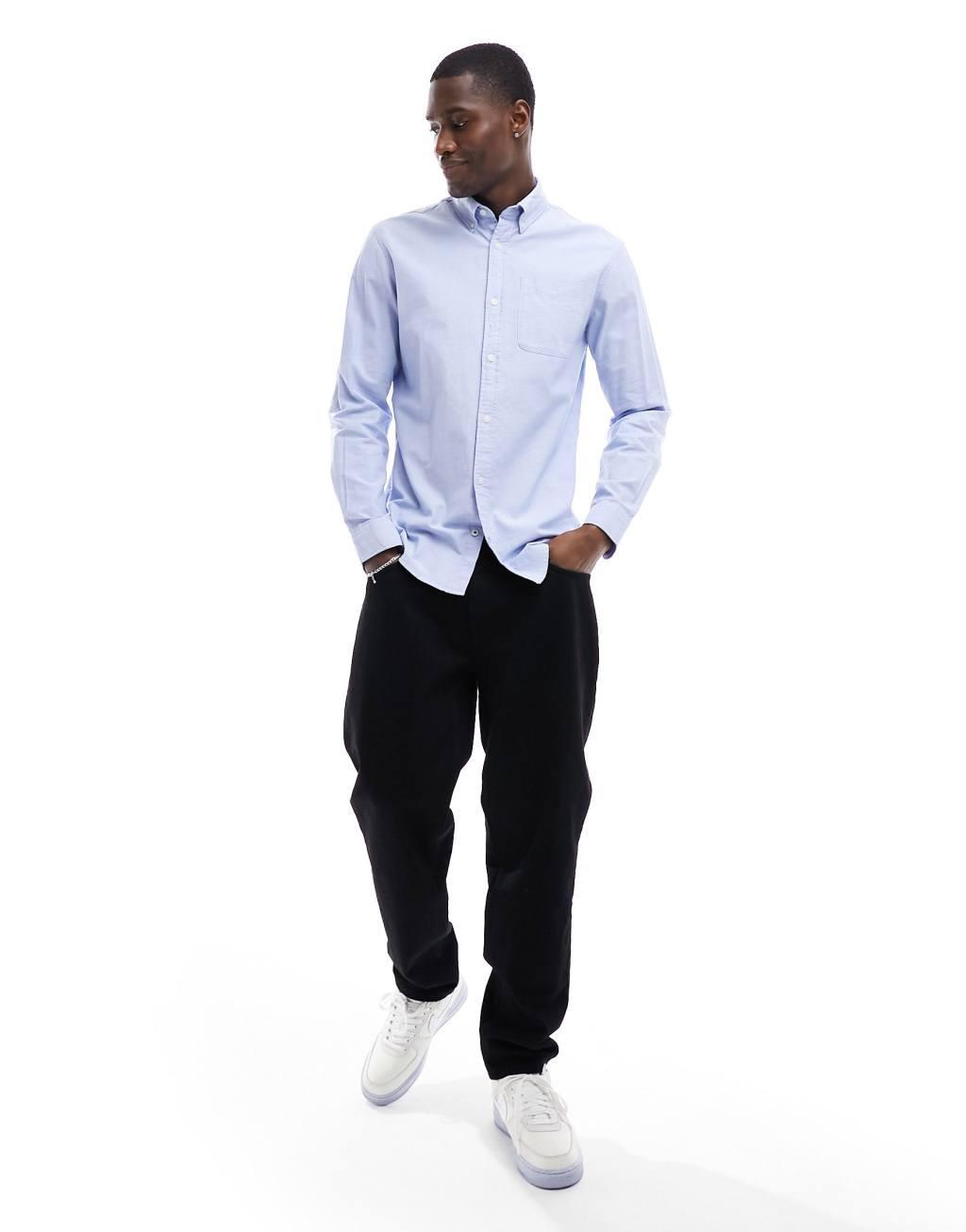 Jack & Jones oxford shirt in light blue  Product Image