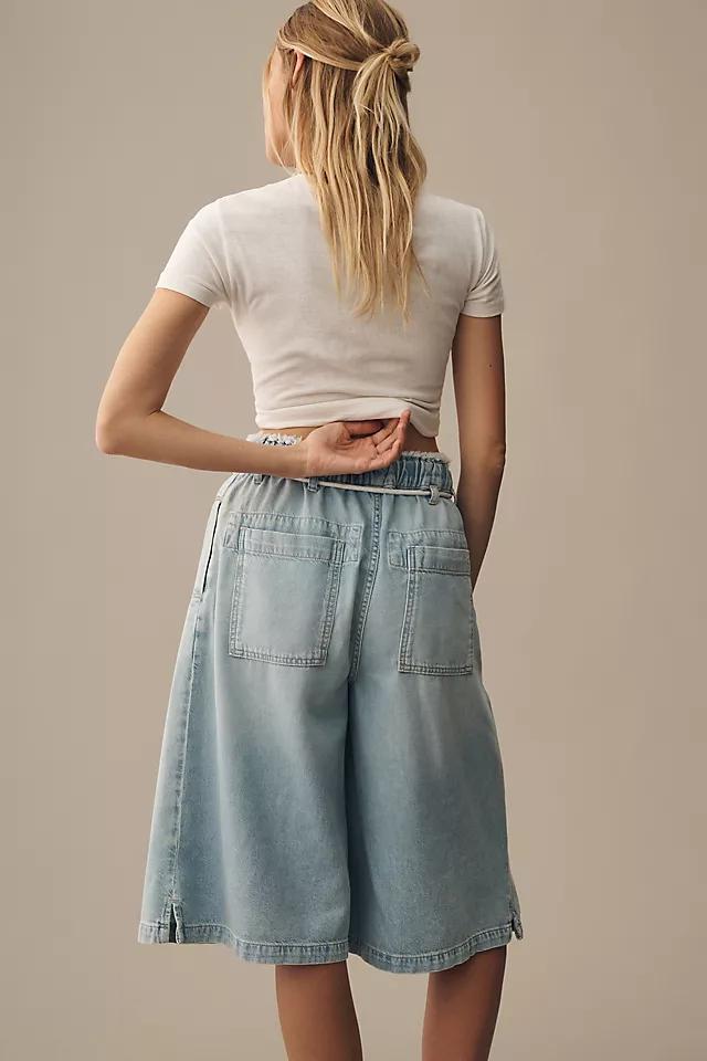 Pilcro Cropped PJ Wide-Leg Jeans Product Image