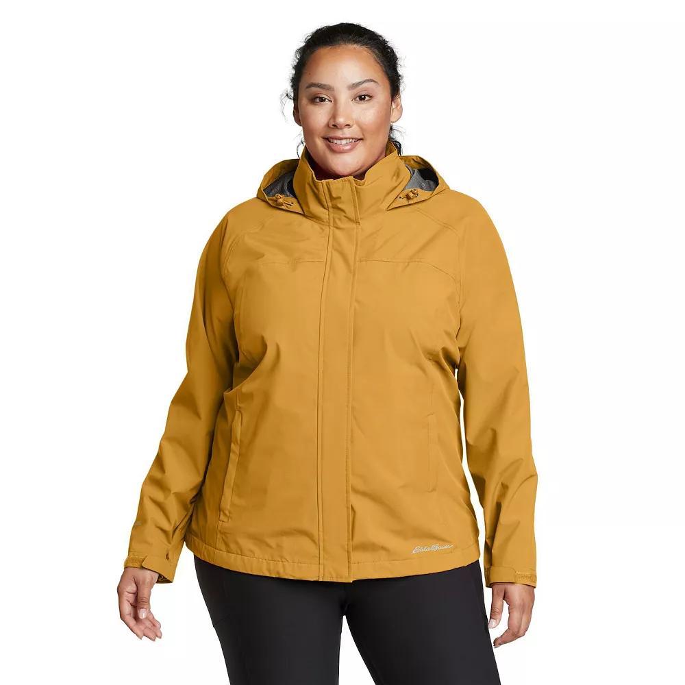 Plus Size Eddie Bauer Packable Rainfoil Jacket, Women's, Size: 3XL, Butterscotch Product Image