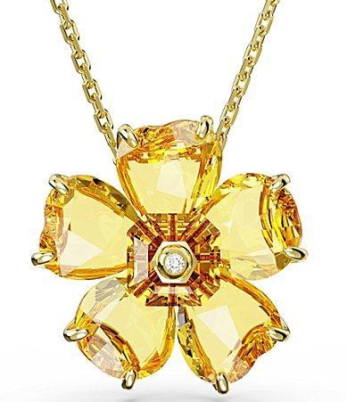 Womens Idyllia Gold-Plated & Crystals Necklace Product Image